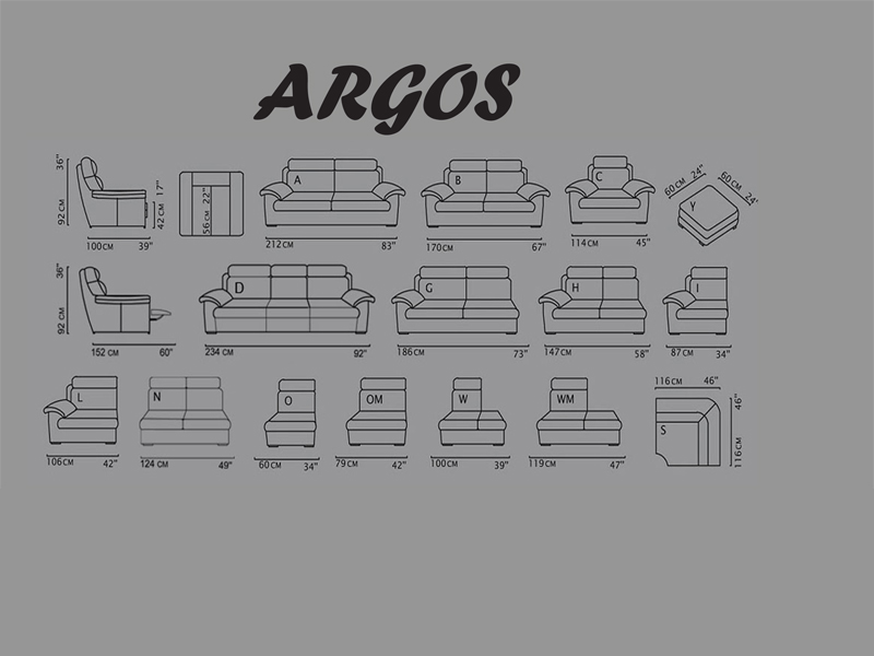 МОДУЛЕН ДИВАН argos