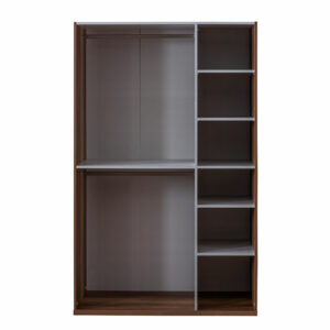 гардероб с три врати zett2mdf 134 сиво