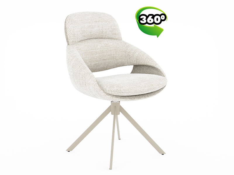 дизайнерски стол victoria с въртяща се седалка