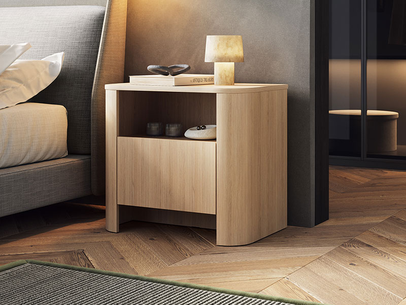 нощно шкафче bari дъб