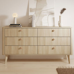 голям скрин с чекмеджета дъб бариста viki c las