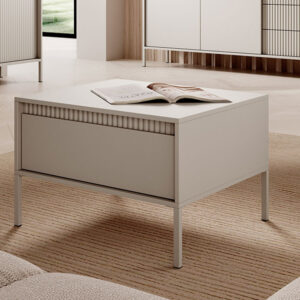 холна маса с чекмедже черно - бежово senso f las