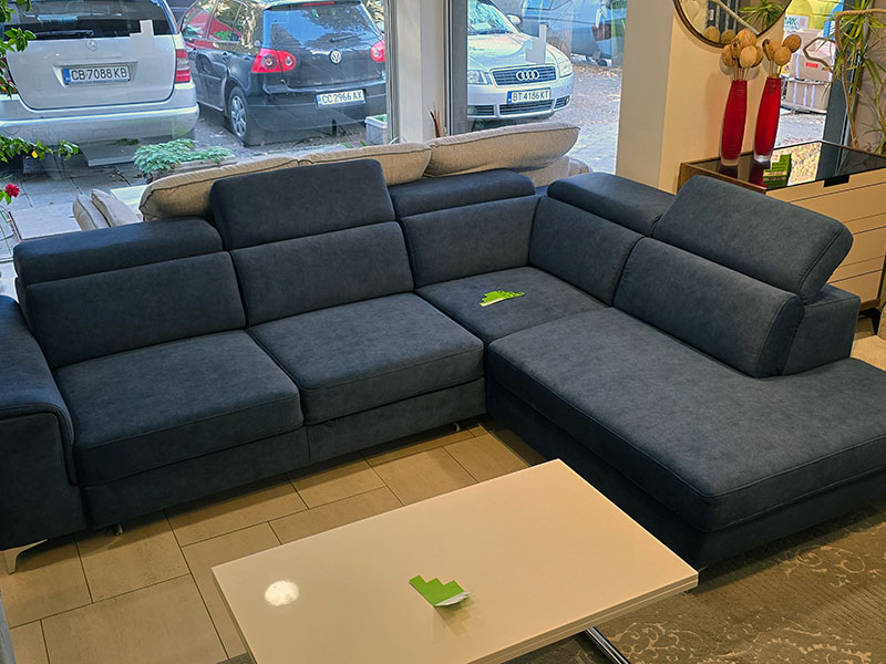 намалена мостра на ъглов диван genova