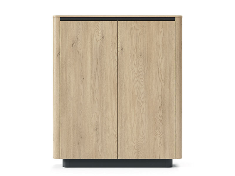 скрин с две врати натурален дъб