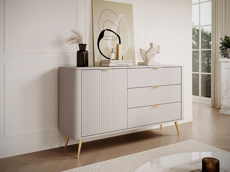 етажерка две чекмеджета бежово lante las a