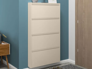 метален шкаф за обувки с четири врати bergen-4