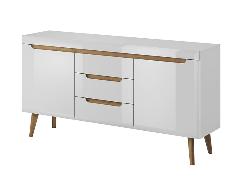 голям скрин с две врати и три чекмеджета nordi nksz160 pia