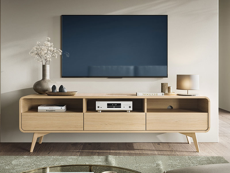 ТВ шкаф helion rtv180 pia дъб винченца