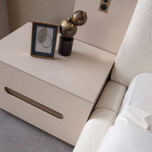 нощно шкафче с две чекмеджета maldives цвят кашмир