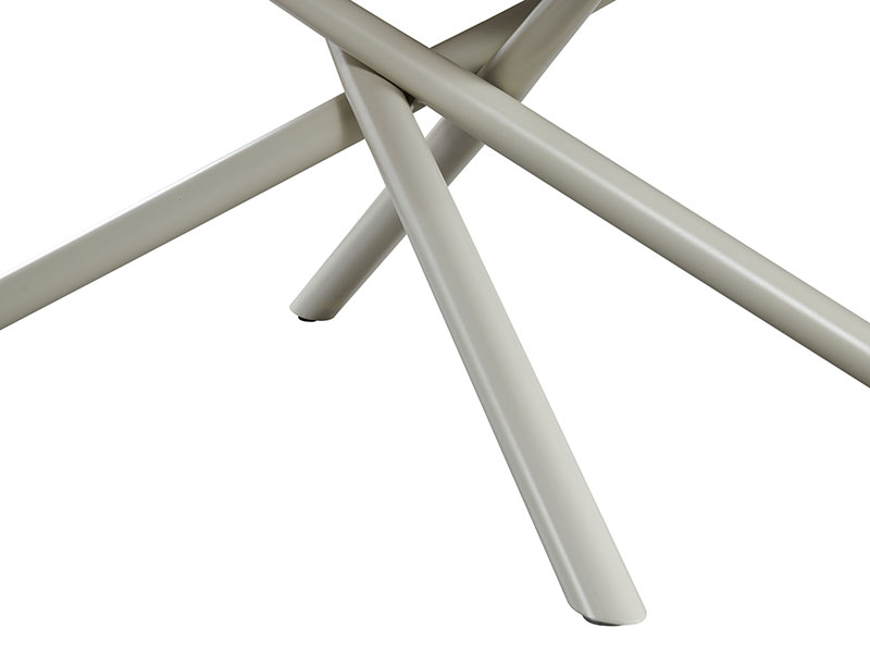 трапезна маса victoria бежова основа / плот златен мрамор