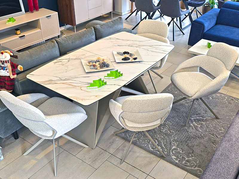 дизайнерски стол victoria с въртяща се седалка