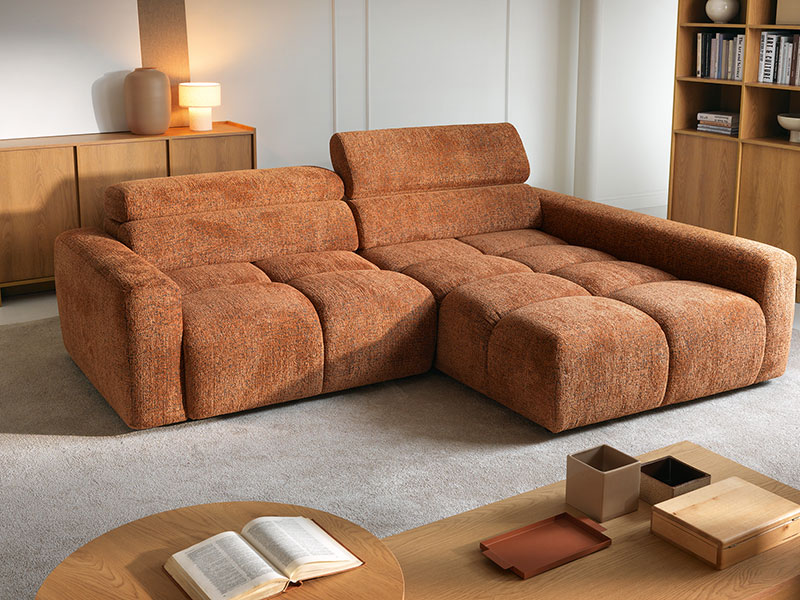 ъглов диван с елекрически механизъм cotti